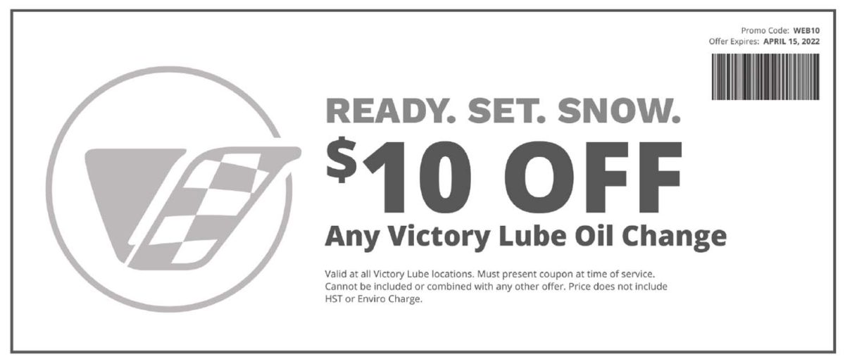 Long Lake Oil Change & Other Coupons Victory Lube