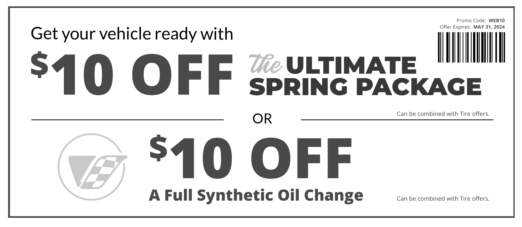 $10 off the Ultimate Spring Package
